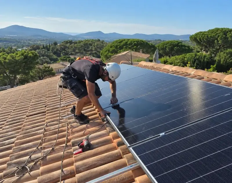 Installateur panneaux solaires Saint-Étienne-de-Brillouet — pose photovoltaïque sur toiture