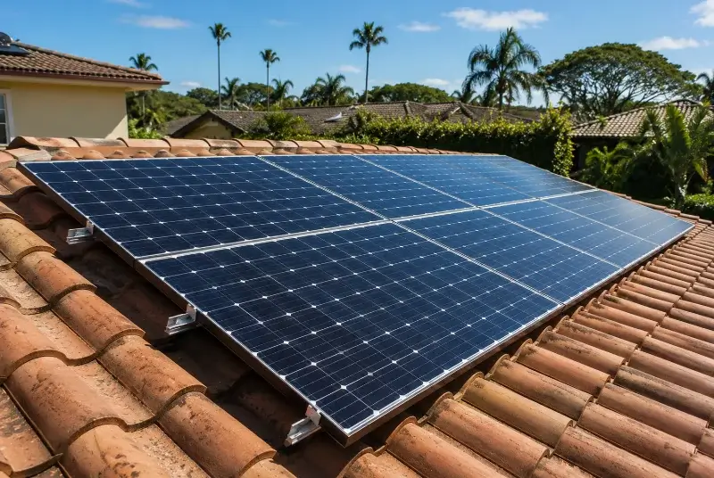 Installation de panneaux solaires à Saint-Étienne-de-Brillouet